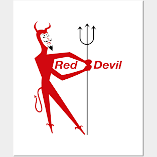 RED DEVIL graffiti Posters and Art